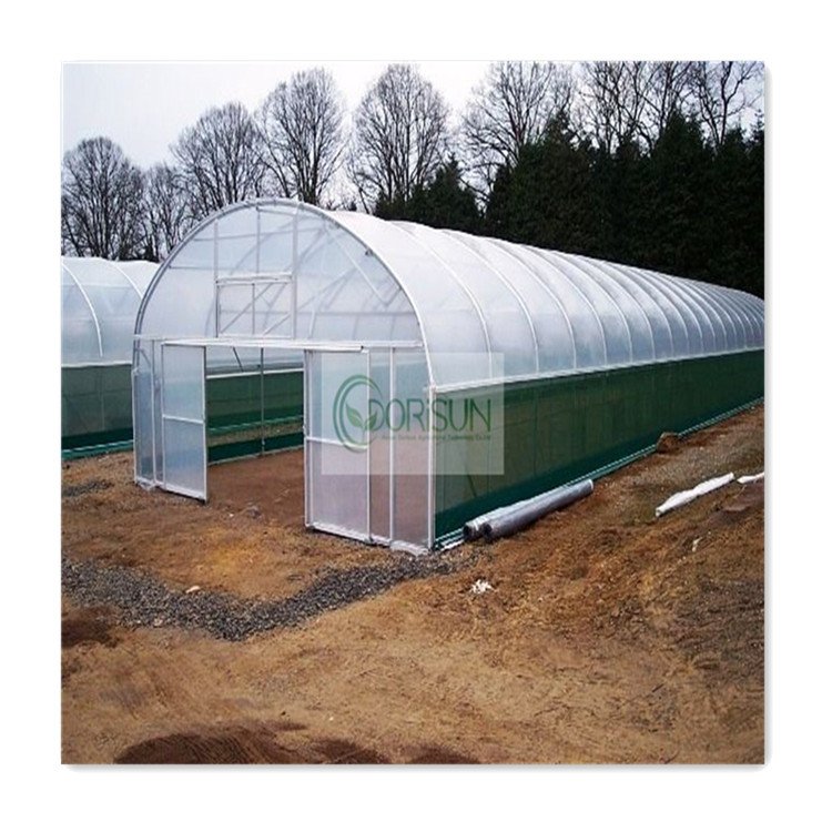 Agriculture greenhouse aluminium metal equipment vegetable tunnel greenhouses
