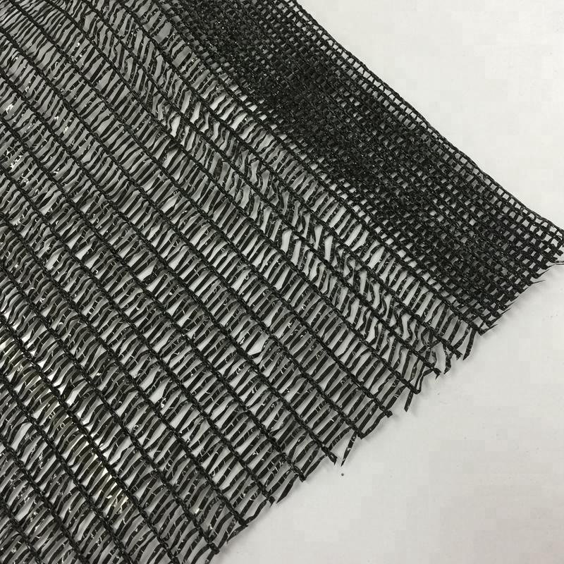 agricultural black and green sun shade net for greenhouse
