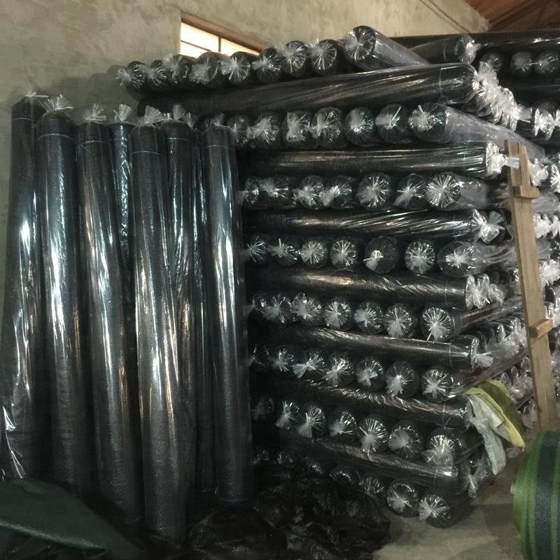 agricultural black and green sun shade net for greenhouse