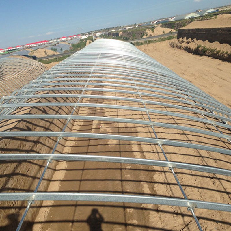 Agricultural solar greenhouse with heating system