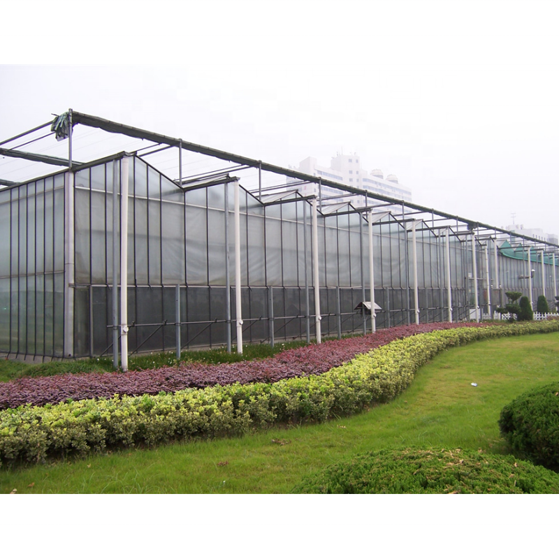 Manufacturer Supply PC Light Weight Agricultural Greenhouse With Solar Panels