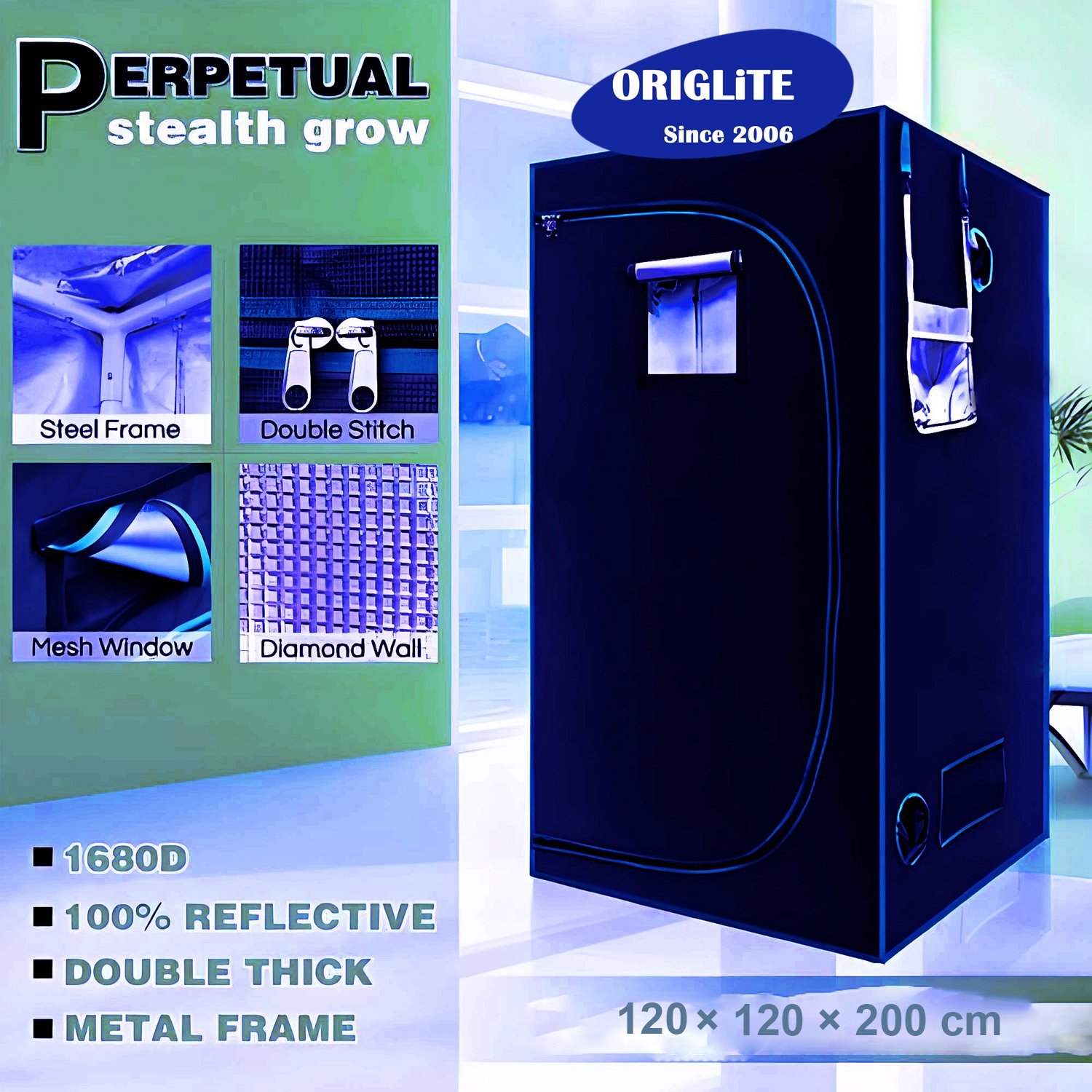 Grow tent kit Wifi grow tent dropshipping OEM Customized Greenhouse Mushroom Hydroponic Plant Grow Kit Indoor Grow Box Tent Kit