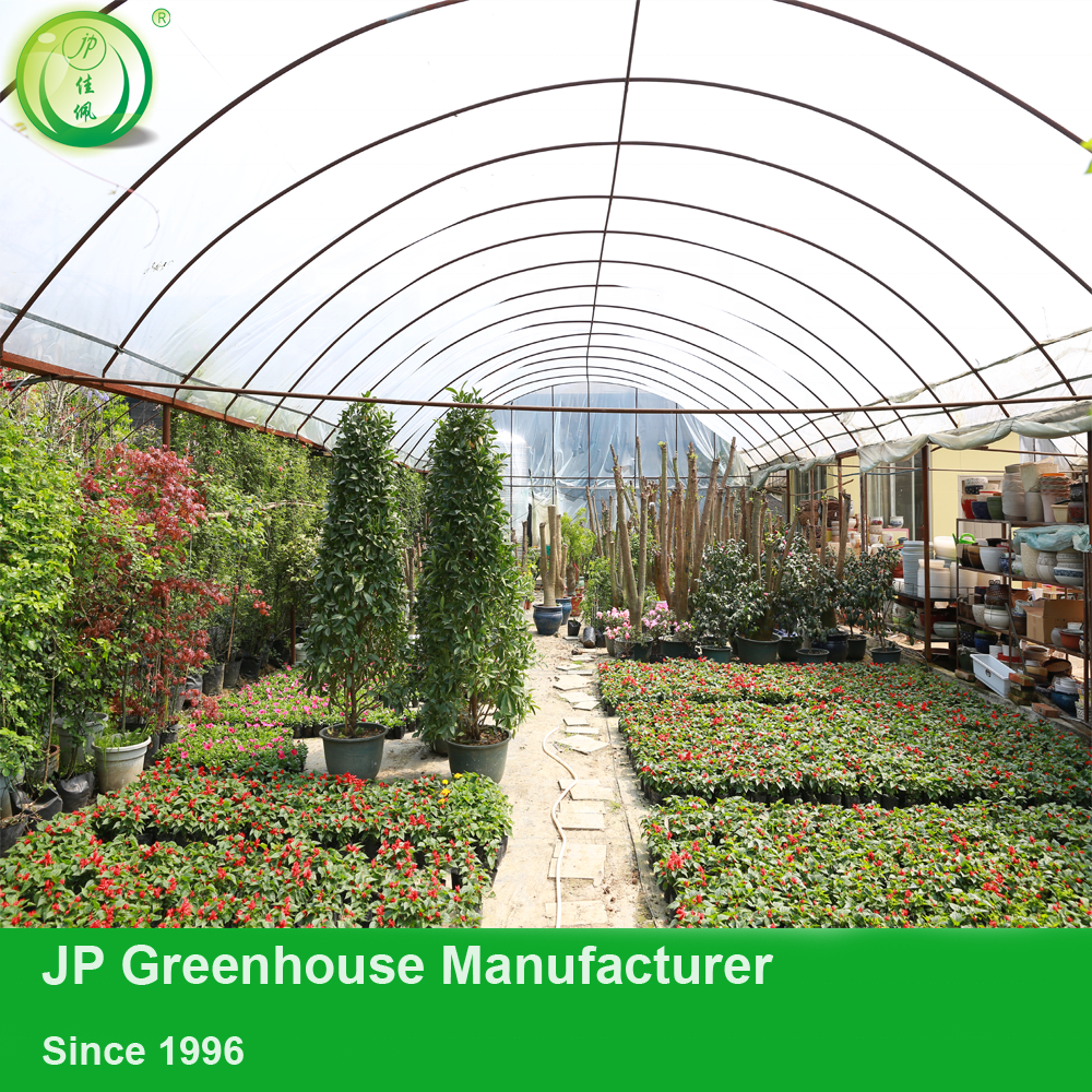 Jiapei commercial plastic single span greenhouses