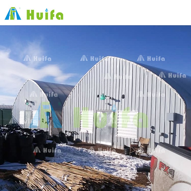 Low Cost Hemp Growing Greenhouse Commercial Farming Blackout Greenhouse For Sale