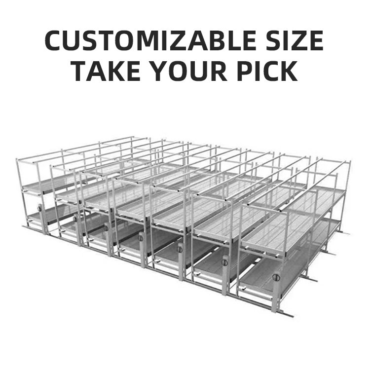 microgreens growing system ebb and flow system rolling bench grow tables grow table flood grow table rolling bench