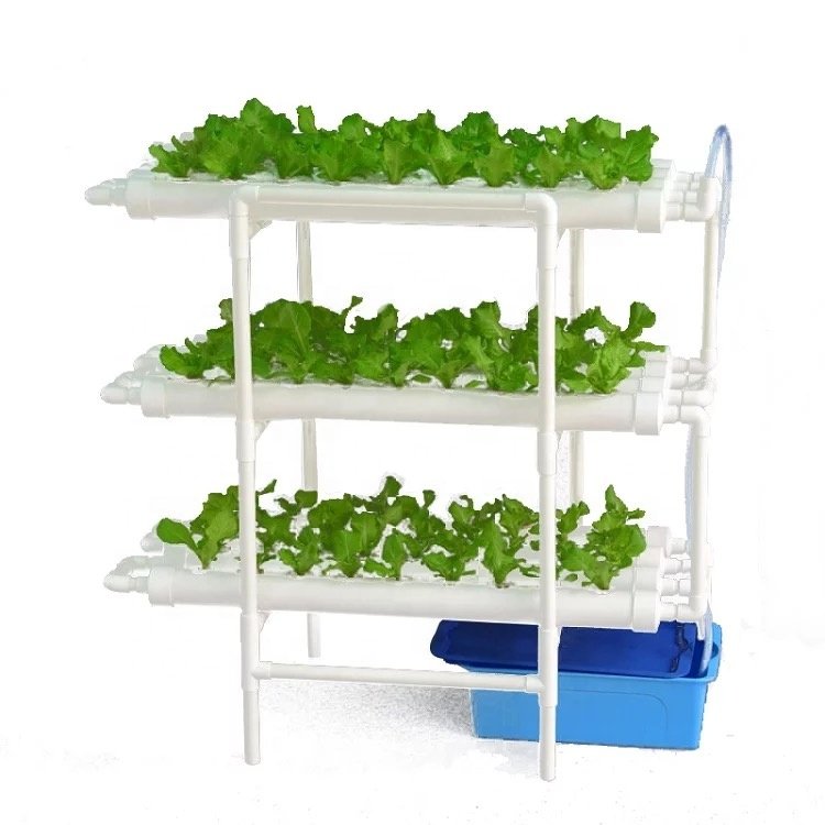 Hydroponics Nft System with 36/54/72/108 holes Small Indoor Hydroponic plant Growing Systems