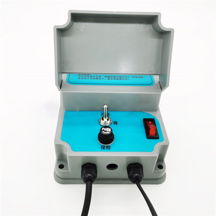 Agricultural plastic film greenhouse ventilation kit vent opener 220v electric controller adapter control box for roll up motor
