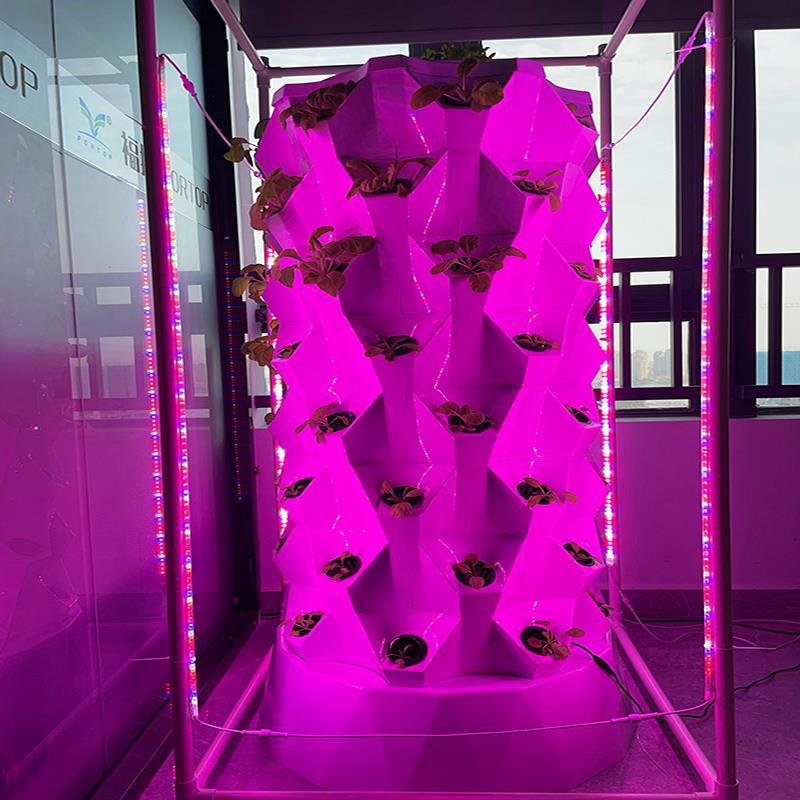 Agricultural Greenhouse Custom Horticultural Aeroponic Growing Towers Hydroponics Vertical Garden Systems