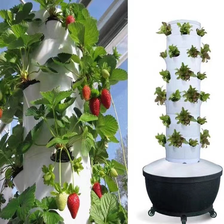 Agricultural greenhouses vertical farming aeroponics system hydroponic grow tower garden vertical hydroponic system