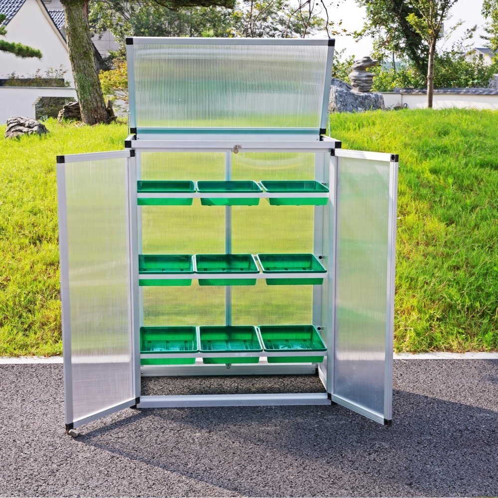 Professional Low cost Agricultural Seed Plant Cultivation Greenhouse with Three Layers