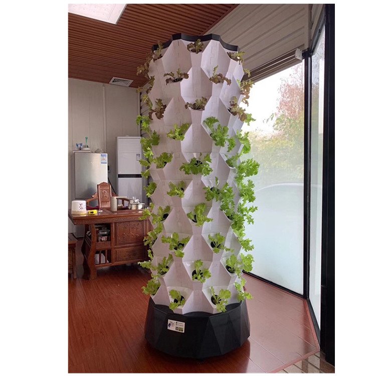 New agricultural greenhouse rotary aeroponic Tower garden vertical hydroponic system for planting