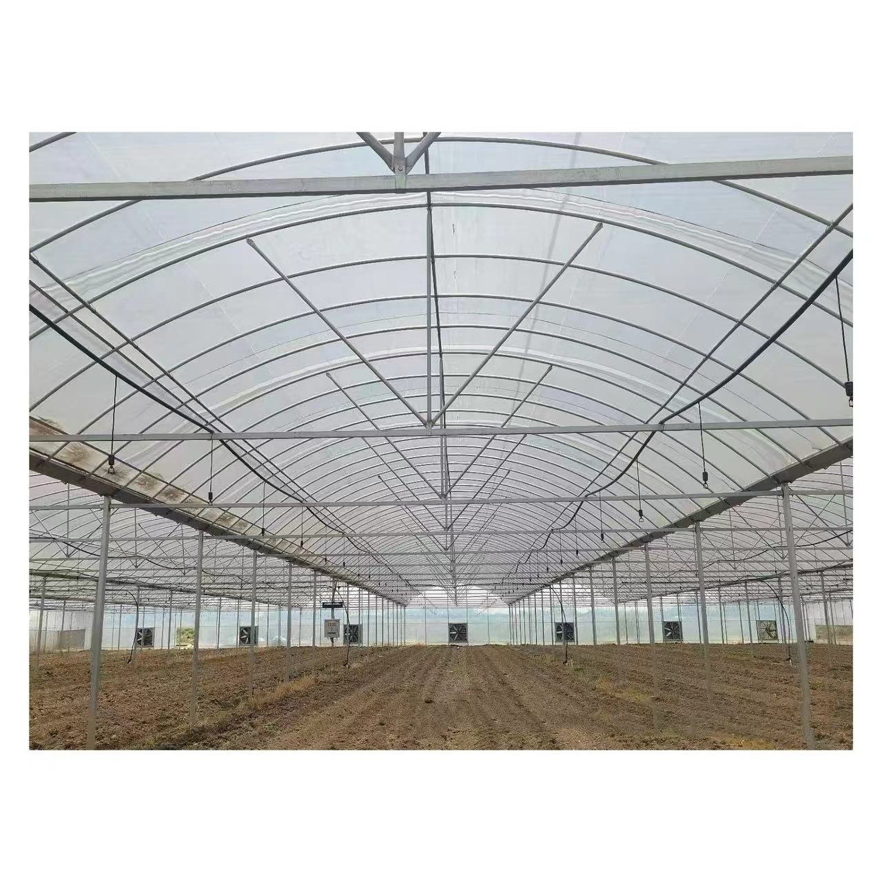 Large Air Flow Greenhouse Ventilation Exhaust Roof Side Ventilation System Greenhouse