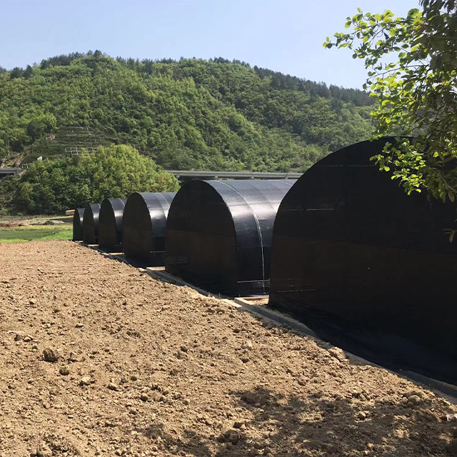 Agricultural Polythene Plastic 200 Micro Film Low Tunnel Single Span Customized Vegetable Greenhouse For Sale