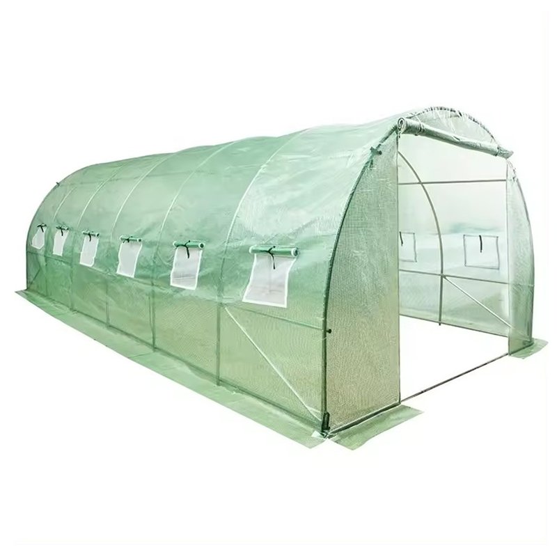 10x3x2m outdoor large polytunnel agricultural greenhouse pe film china manufacturer