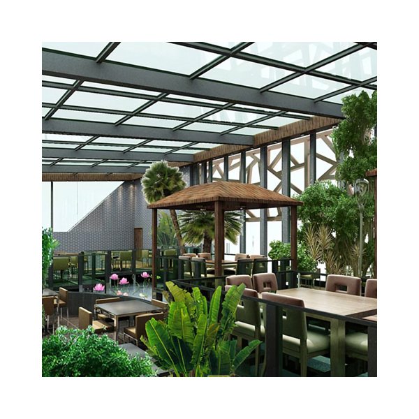 Low Price Agricultural Greenhouse Glass Large Plant Growing Vegetable Fruits Flowers Large Mushroom Green house