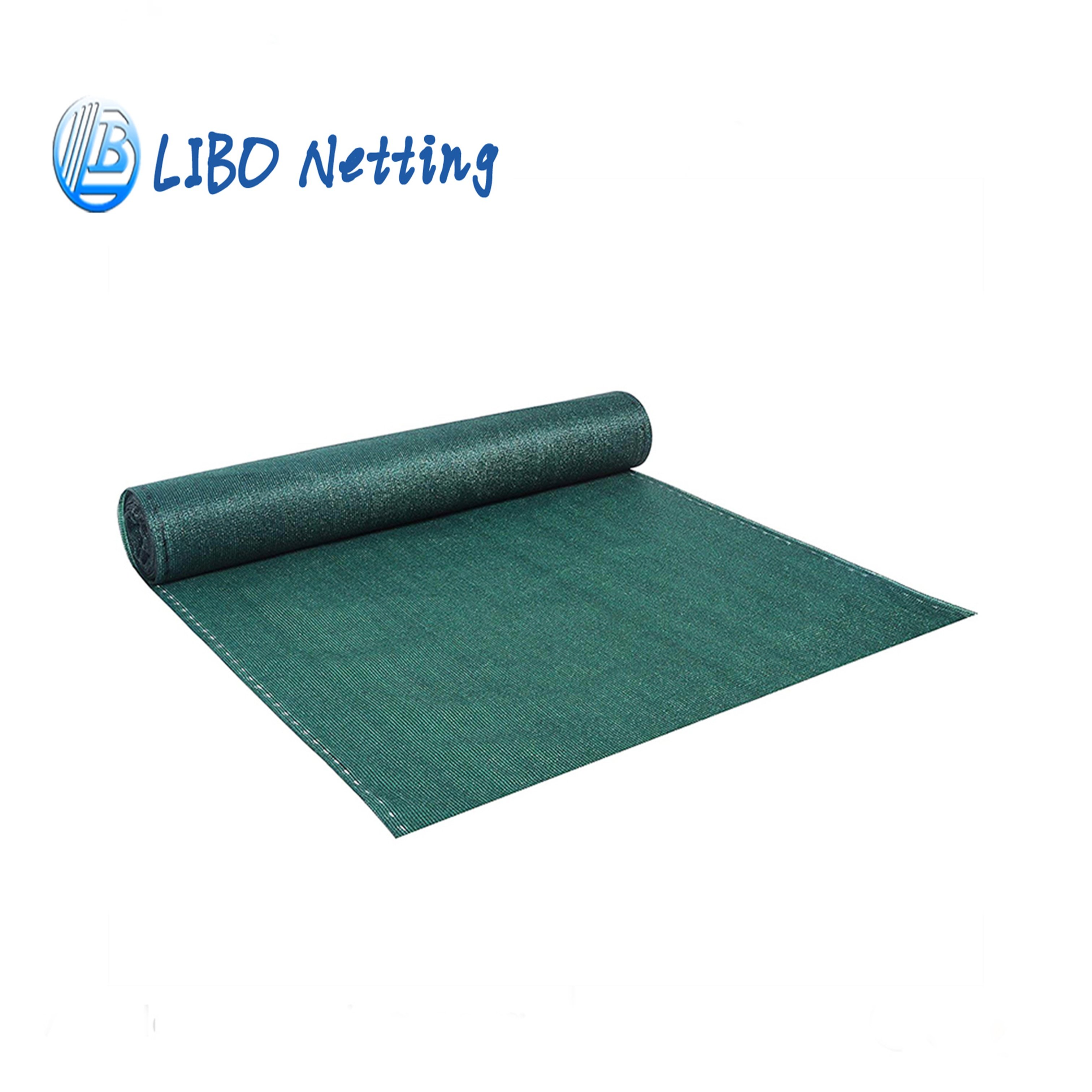 retractable agricultural roof High Quality Car waterproof Parking Shade Cloth/net Round Wire Green Argo Shade Net for Greenhouse