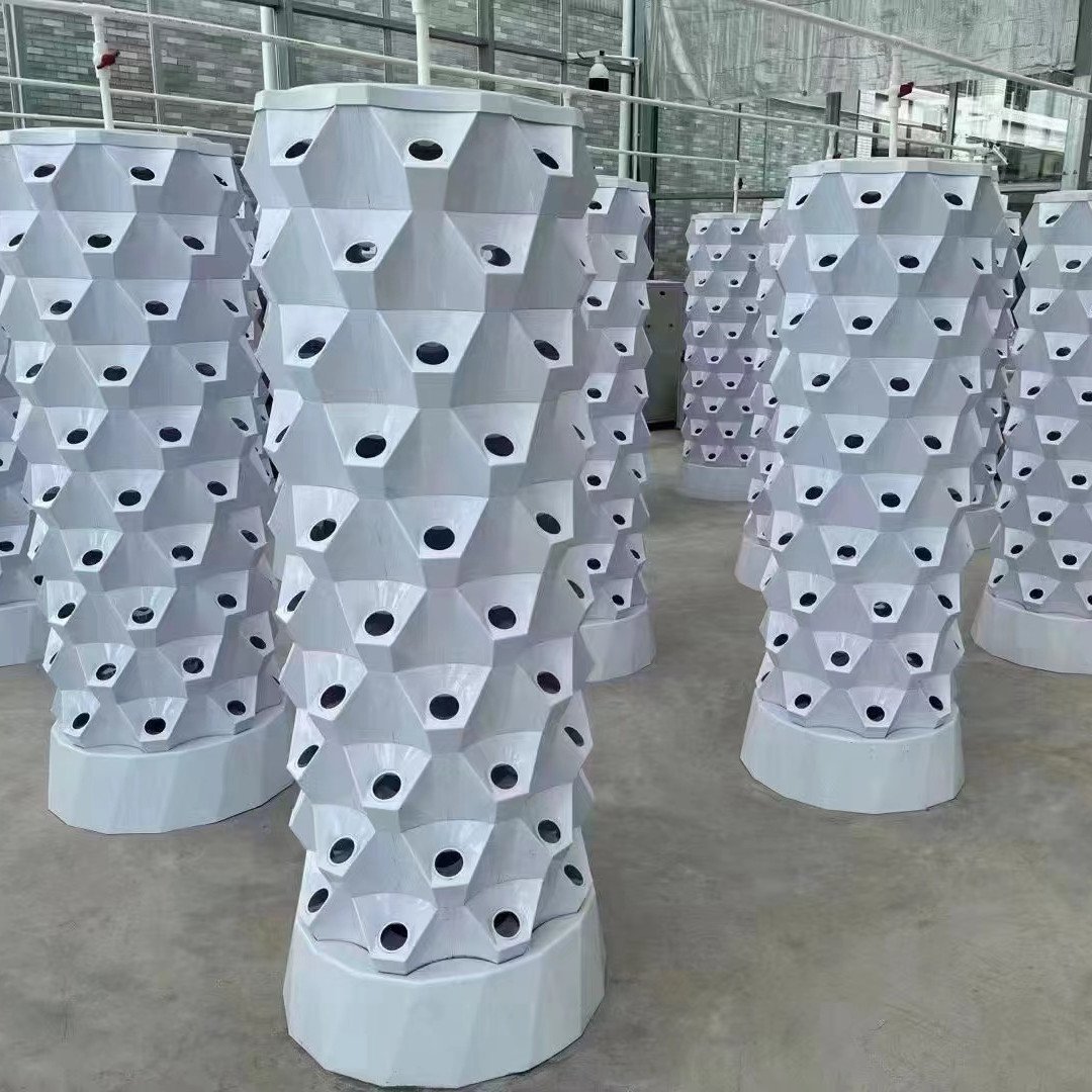 New agricultural greenhouse rotary aeroponic Tower garden vertical hydroponic system for planting
