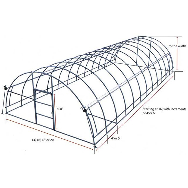 Cheap plastic greenhouse side ventilation with strong resistance greenhouse hot sale agricultural greenhouse