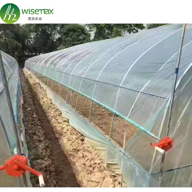 Wisemax Agricultural rolling up motor cooling system greenhouse guangzhou