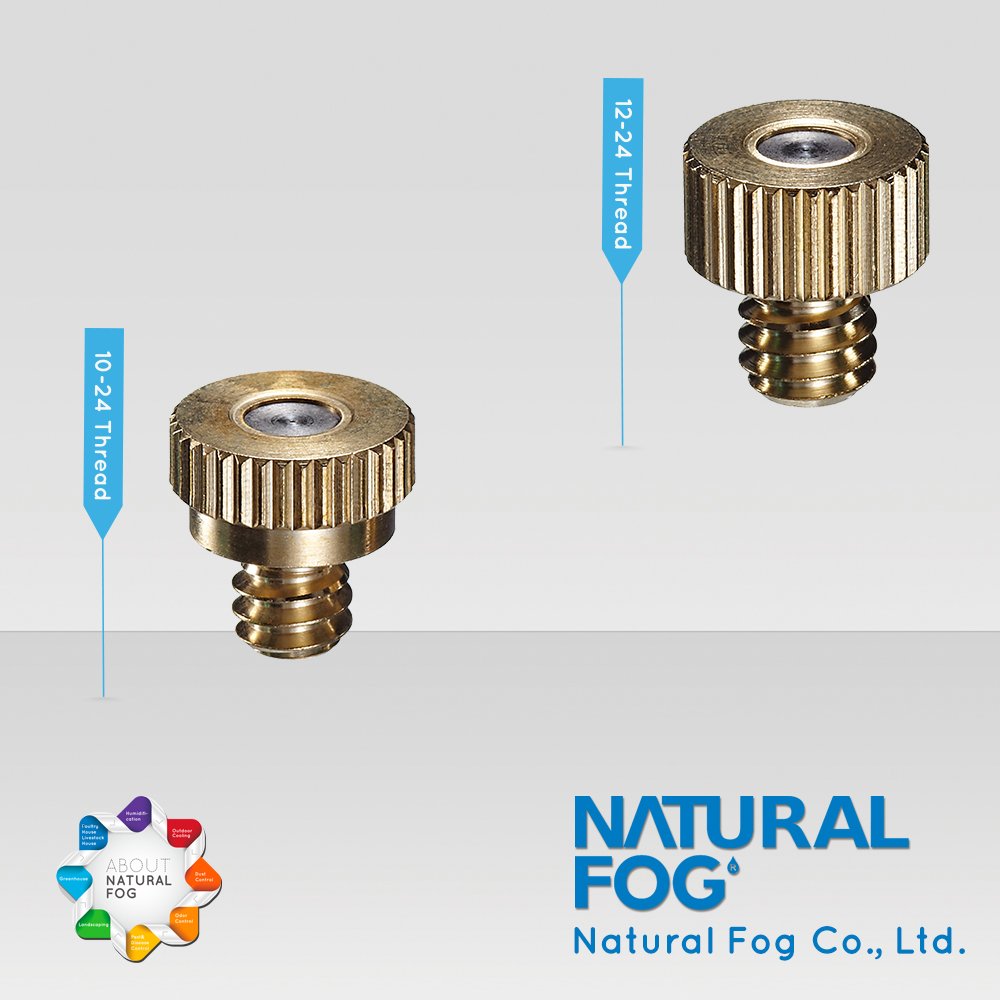 Taiwan Natural Fog Patio Cooling Pest Control Brass Mist Nozzle