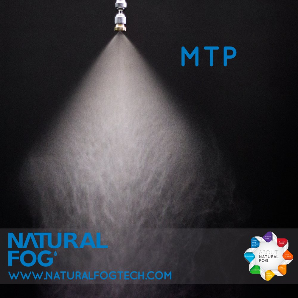 Taiwan Natural Fog Patio Cooling Pest Control Brass Mist Nozzle