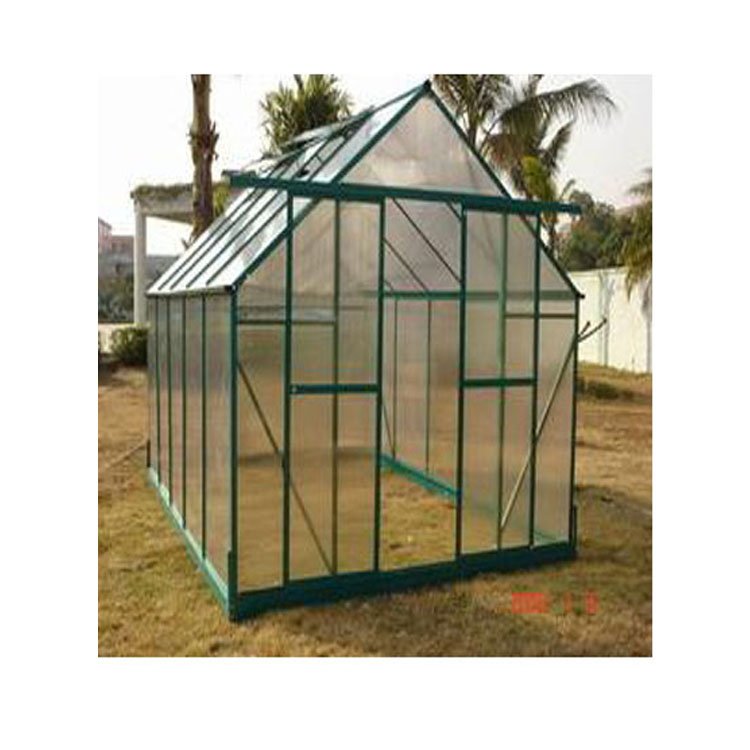 Garden plastic mini outdoor greenhouse with aluminum frame