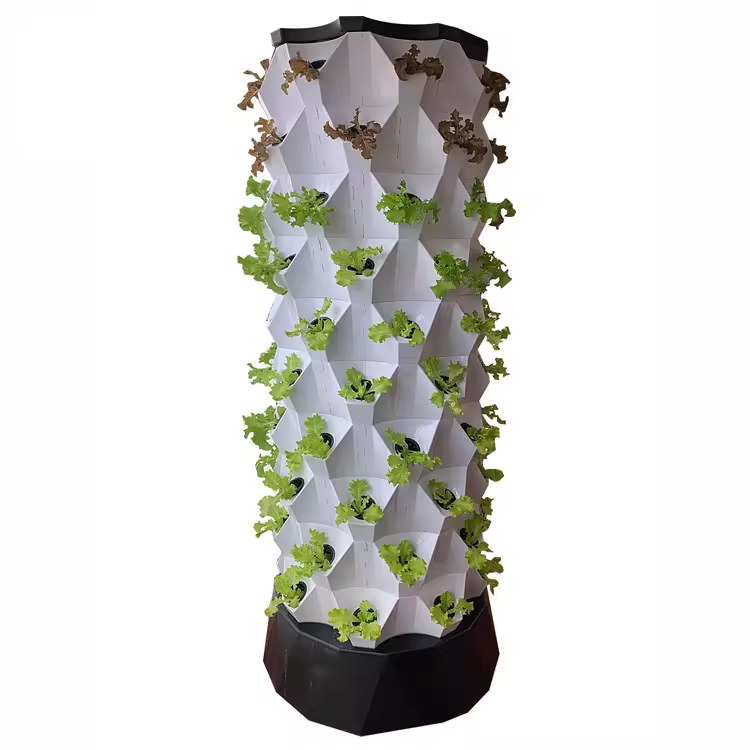 New agricultural greenhouse rotary aeroponic Tower garden vertical hydroponic system for planting