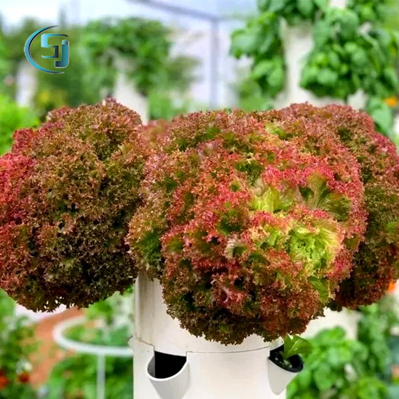 New agricultural greenhouse rotary aeroponic Tower garden vertical hydroponic system for planting