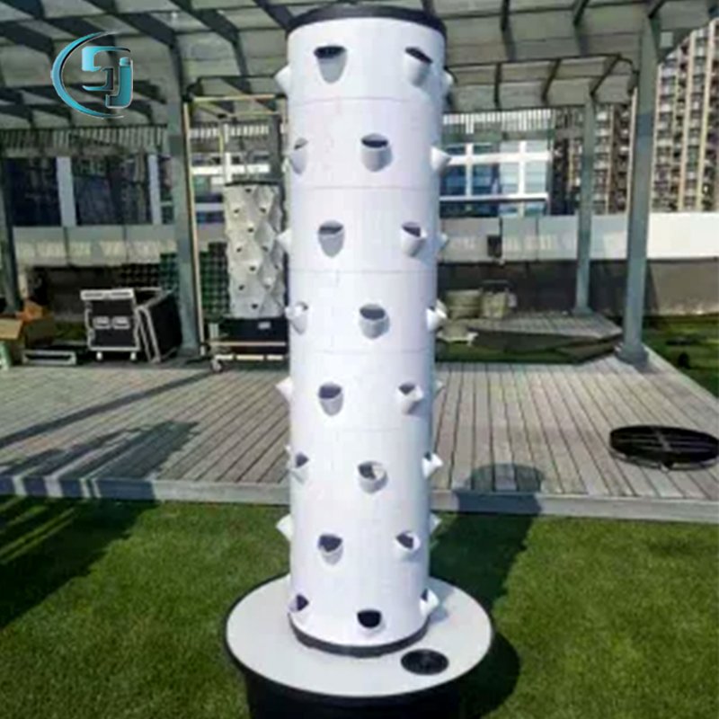 New agricultural greenhouse rotary aeroponic Tower garden vertical hydroponic system for planting