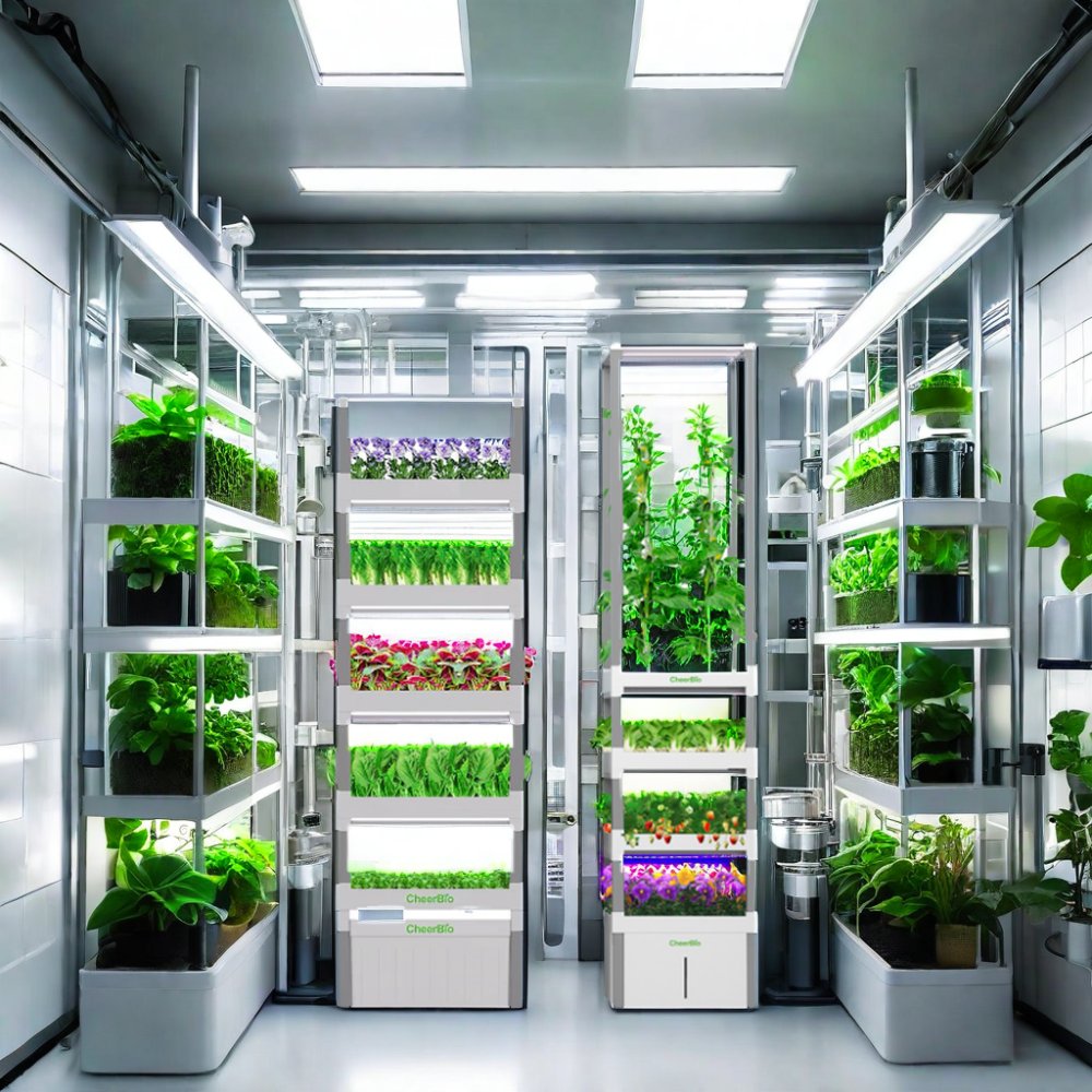 One-One Indoor Garden Hydroponic & Aquaponic Agricultural Greenhouse Motor Ventilation for Growing Vegetables & Leafy Plants