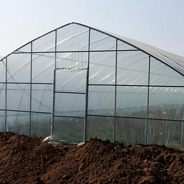 Backyard Agriculture Garden Gothic Poly Tunnel Greenhouse With Hydroponic System Galvanized Green House Metal Frame