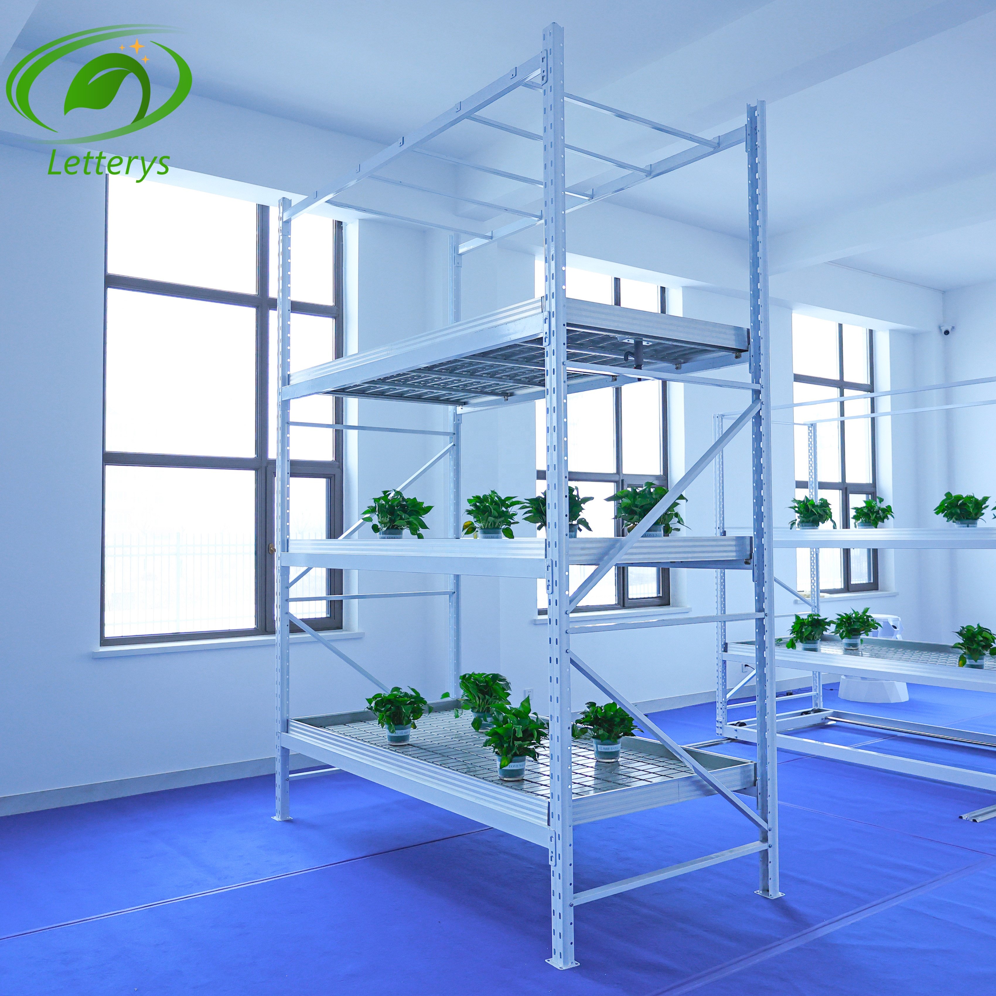 Growing ABS Flood Plastic Tray Hydroponic Ebb And Flow Trays Grow Flood Tray