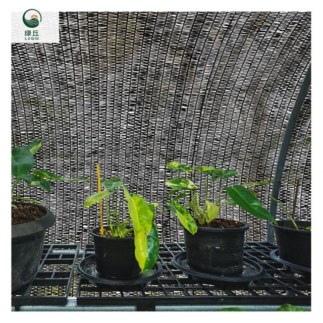LuQiu new material HDPE semi-shadow black greenhouse sunshade net for agriculture 35%-95% horticultural shade net