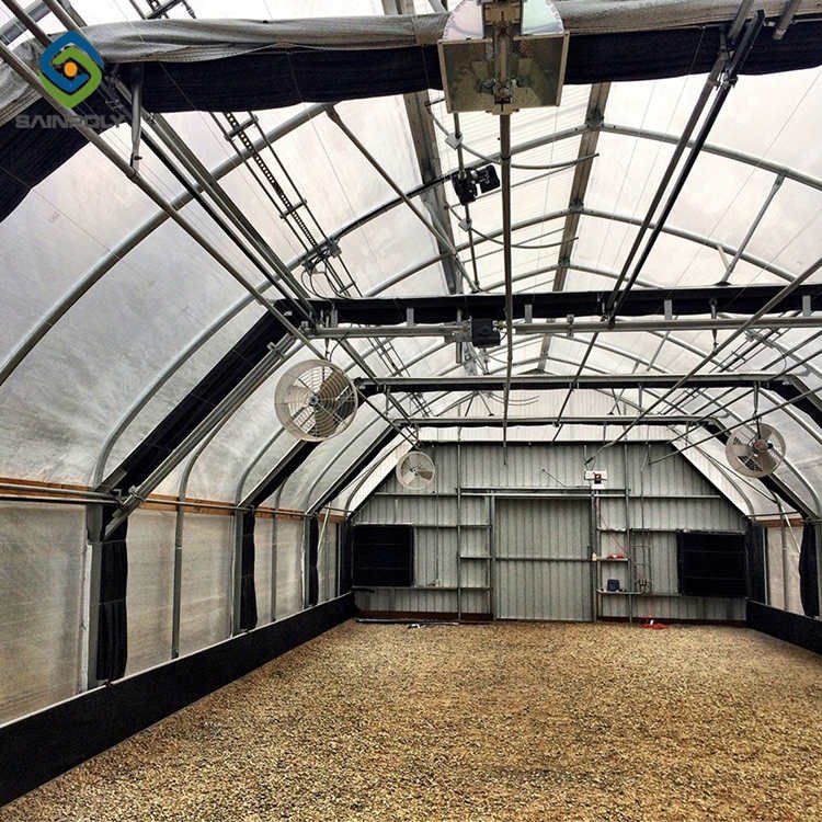 Hot Sale Sainpoly Smart Light Deprivation Greenhouse for Agriculture