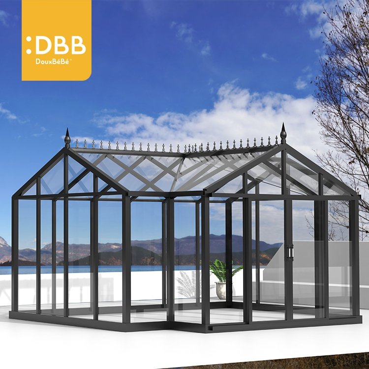 Manufacturer Prefab Greenhouse Agricultural Plant Growth Polycarbonate Sheet Greenhouse
