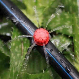Micro Irrigation Dripper 8-Holes Adjustable Water Emitter Dripper For Greenhouse Farm Agriculture Drip Irrigation System
