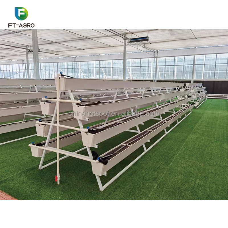 Strawberry hydroponic growing system growing gutter with high quality for sale