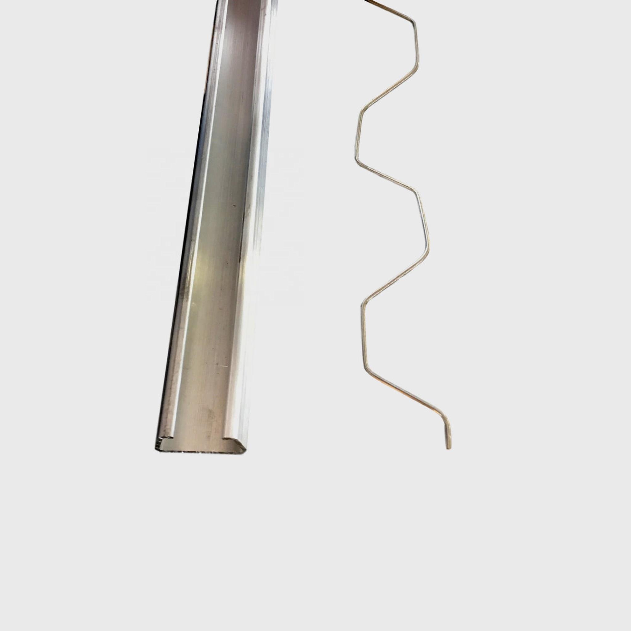 Greenhouse Film Nano Galvanized Aluminized Zinc Lock Channel Spring Wire Wiggle Wire Channel Lock For Agriculture