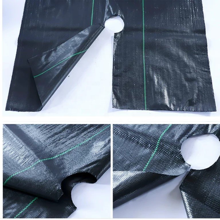 Tree Protection Square 4ft x 4ft Tree Mulch Ring Weed Barrier Mat Anti Grass Gardening Fabric Ground Cover for Root Protection