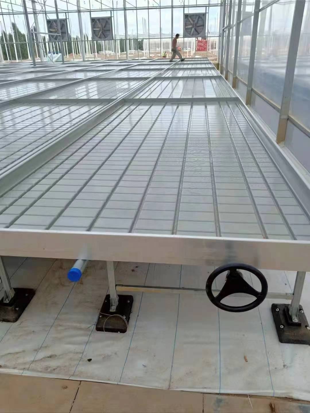CHOYUEH Flow Rolling Bench Greenhouse Hydroponics ABS Flood Tray Hydroponic Flood Table For Agricultural Greenhouse and flowers