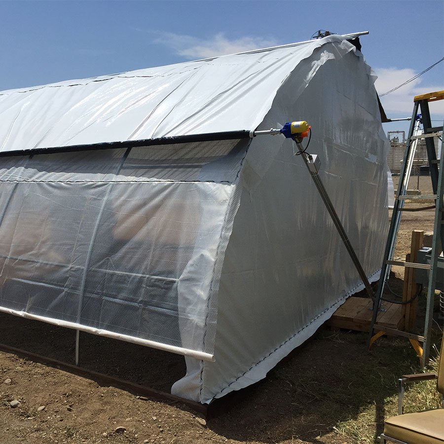 Green house tunnel greenhouse single-span plastic film hoop Double Layer Pe agricultural greenhouse for vegetables growing