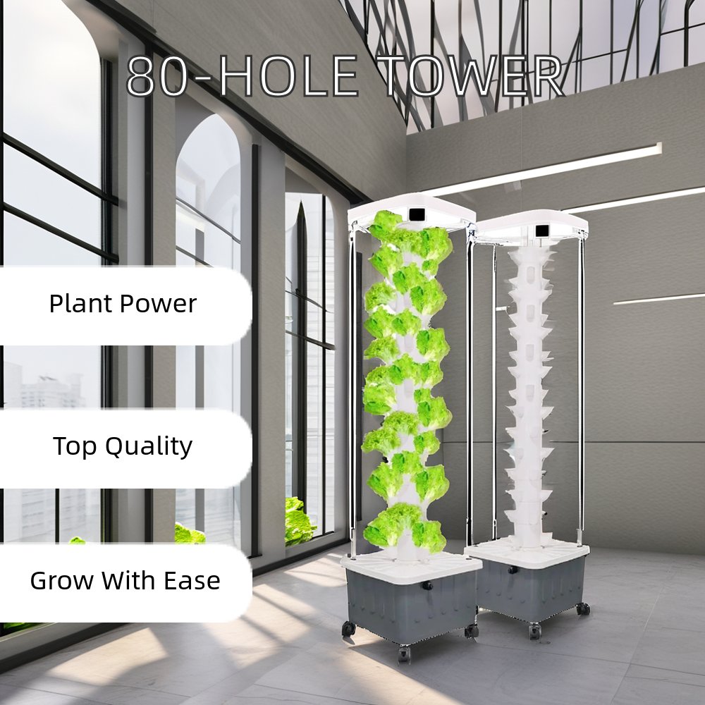 New Indoor Aeroponic Hydroponic Garden System Vertical Pineapple Tower Greenhouse Durable Plastic New Agricultural Greenhouse