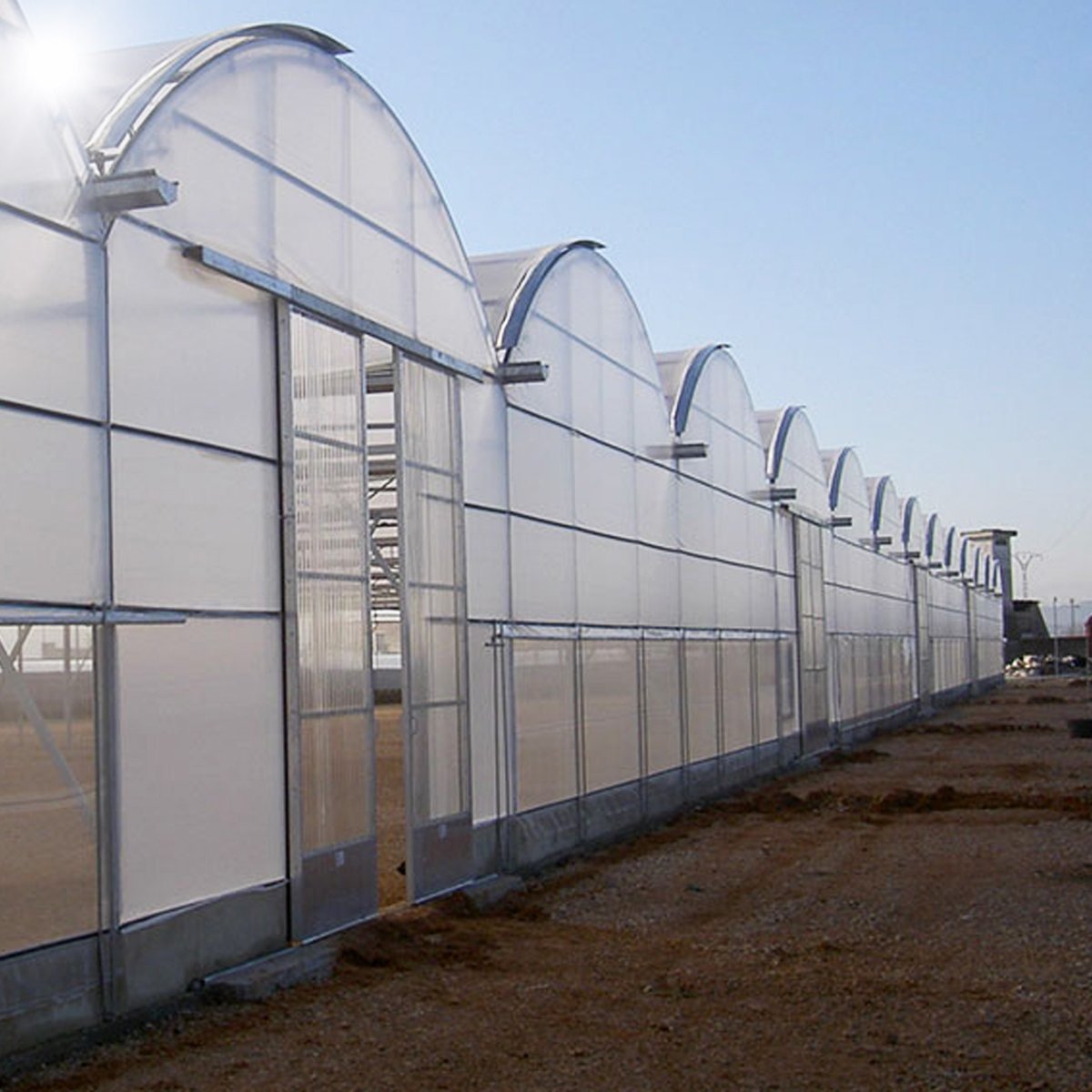 Custom High Quality Flower Planting Shed Multispan Garden Plastic Agricultural Greenhouse tunnel Greenhouse price