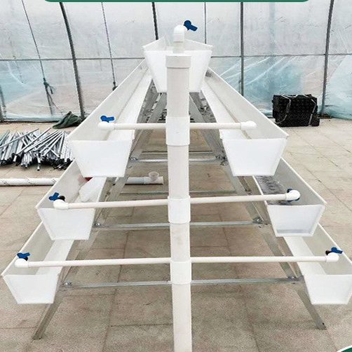 NFT hydroponic system gutter for strawberry and greenhouse vertical growing systems PVC GUTTER FOR hydroponic use