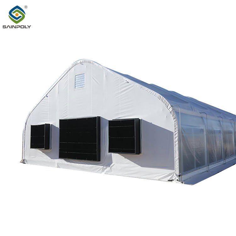Grow Tents Mushroom Plastic Film Black Galvanized Steel Film Cover Large Scale Mushroom Blackout Green House Safe Packing