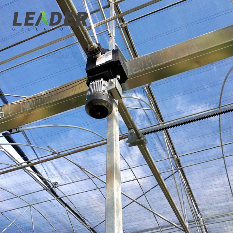 High Quality Agricultural Greenhouse Automatic Ventilation Rack Pinion Low-Cost Sun Shade Electric Gear Motor Speed Reducer