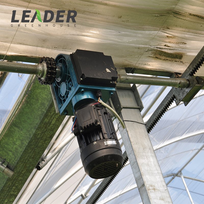 High Quality Agricultural Greenhouse Automatic Ventilation Rack Pinion Low-Cost Sun Shade Electric Gear Motor Speed Reducer