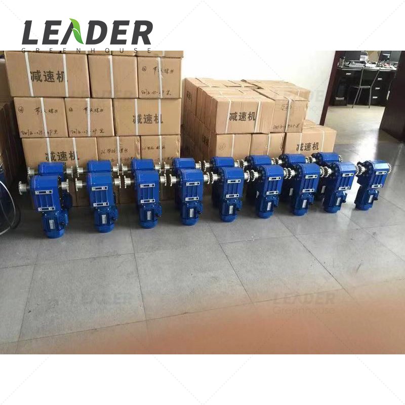 High Quality Agricultural Greenhouse Automatic Ventilation Rack Pinion Low-Cost Sun Shade Electric Gear Motor Speed Reducer