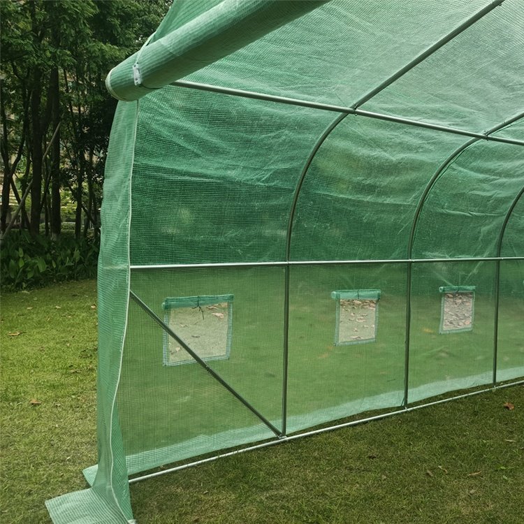 600x300x213cm 4 Season Waterproof Hothouse Sustainable Stable greenhouse With Plastic Film