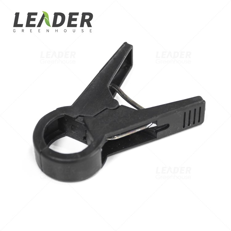 Agricultural UV protection plastic white garden plant support tomato cucumber grafting vine clip for tunnel greenhouse